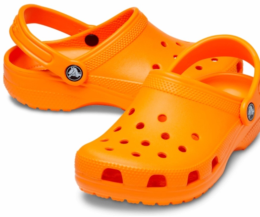 Enfant Crocs | Sandales Crocs Kids Classic Clog Orange Zing