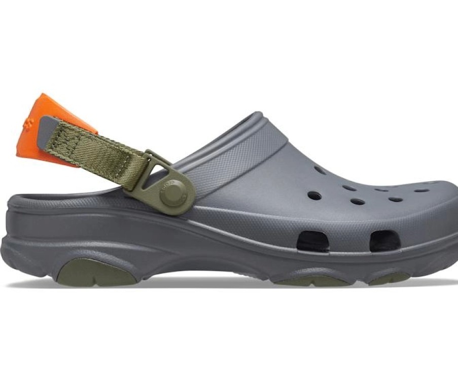 Femme Crocs | Sandales Crocs Classic All-Terrain Clog Slate Grey Multi