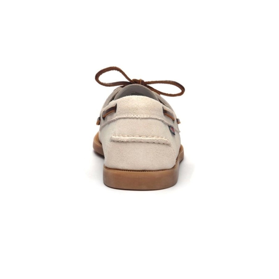 Homme Sebago | Chaussures Bateau Homme Sebago Portland Flesh Out Lamb White