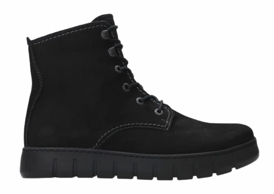 Femme Wolky | Bottines Wolky Femme New Wave Black