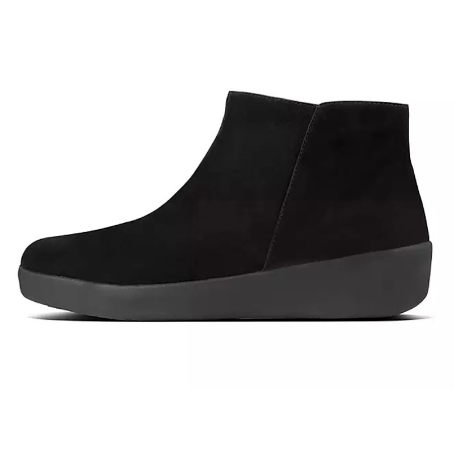 Femme FitFlop | Bottines Fitflop Women Sumi Ankle Boot Suede Black