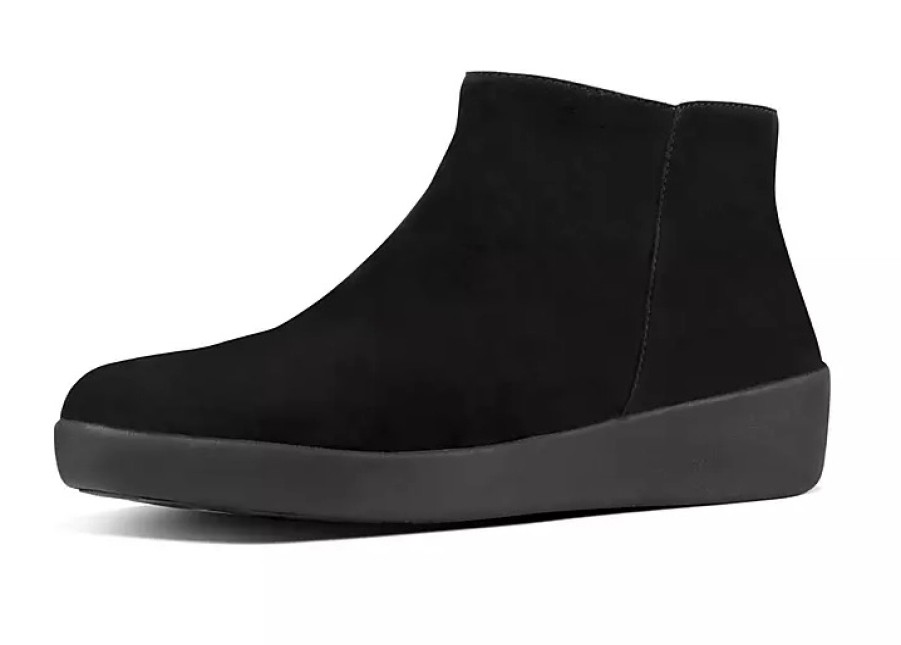 Femme FitFlop | Bottines Fitflop Women Sumi Ankle Boot Suede Black