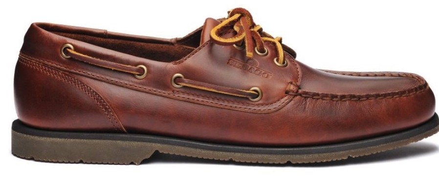 Homme Sebago | Chaussures Bateau Sebago Men Docksides Foresider Brown Gum