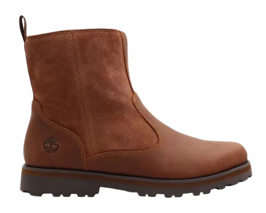 Enfant Timberland | Boots Timberland Junior Courma Kid Warm Lined Mid Brown Full Grain