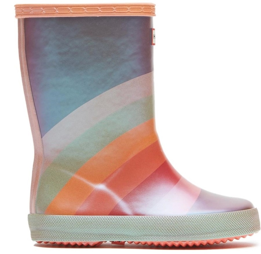 Enfant Hunter | Bottes De Pluie Hunter Original Kids First Classic Classic Sky Rainbow