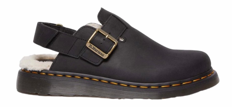 Homme Dr Martens | Sandales Dr. Martens Jorge Ii Black Archive Pull Up