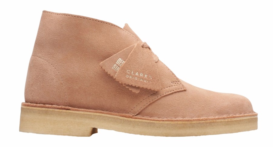 Femme Clarks Originals | Chaussures Clarks Originals Femme Desert Boot Warm Beige