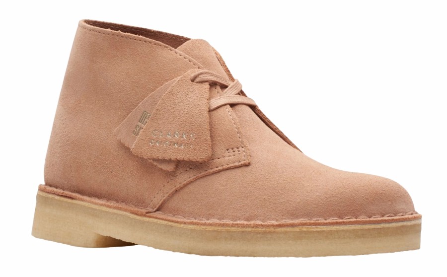 Femme Clarks Originals | Chaussures Clarks Originals Femme Desert Boot Warm Beige