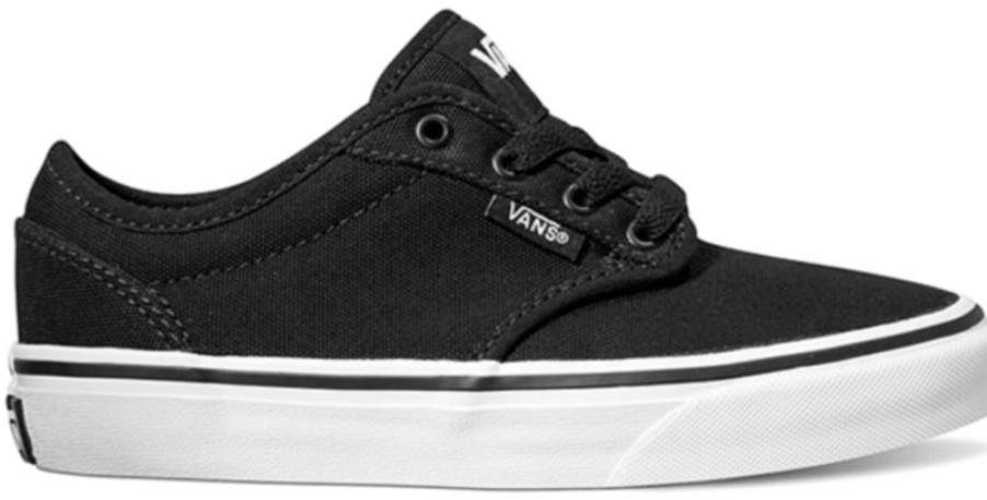 Enfant Vans | Baskets Vans Enfant Atwood Canvas Black White