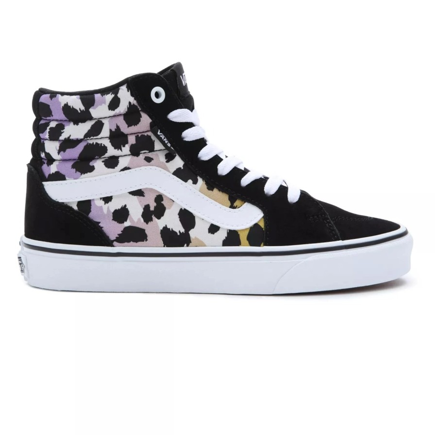 Femme Vans | Baskets Vans Femme Filmore Hi Animal Gradient Purple Multi