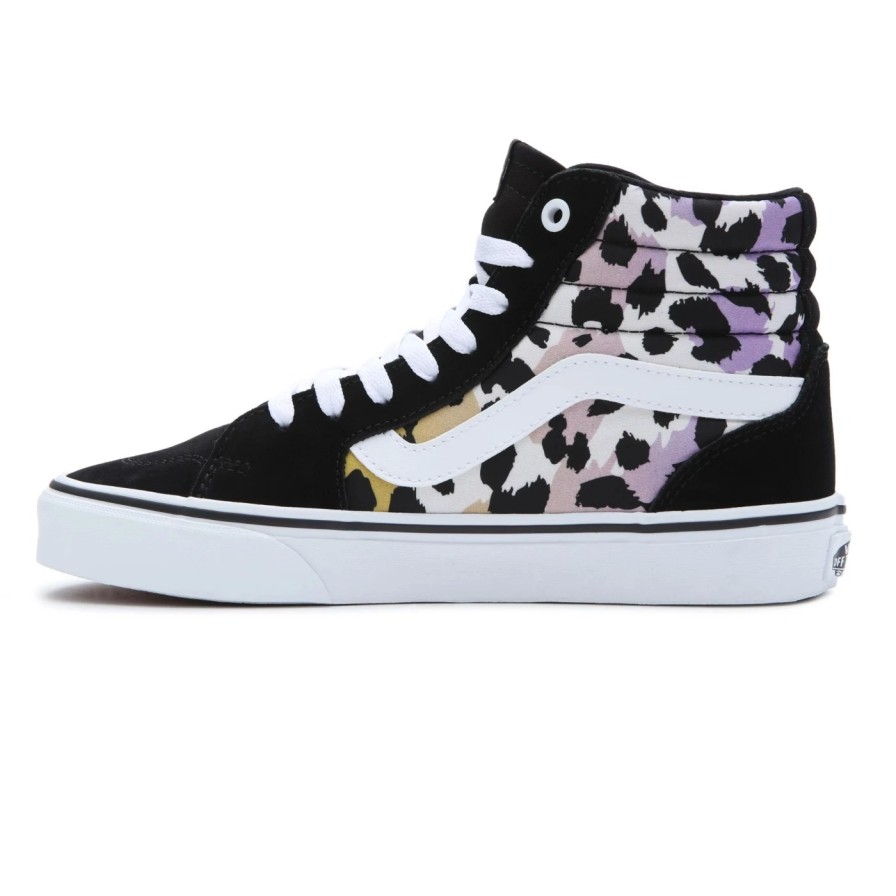 Femme Vans | Baskets Vans Femme Filmore Hi Animal Gradient Purple Multi