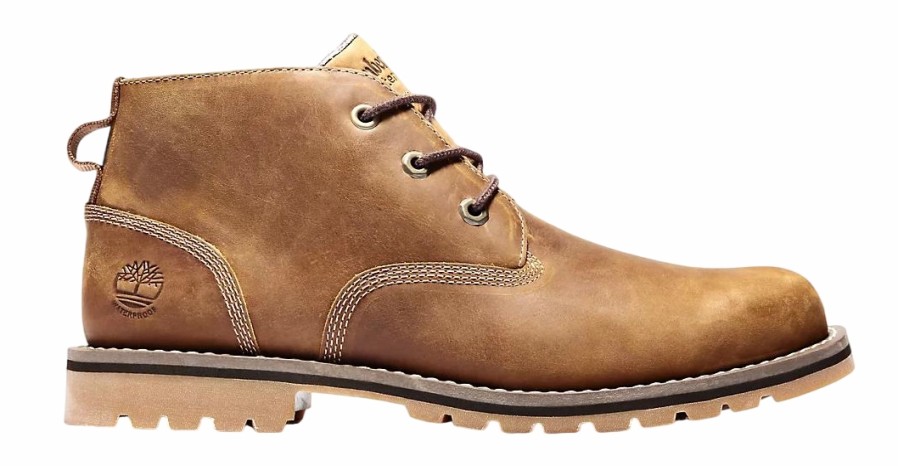 Homme Timberland | Bottines Timberland Men Larchmont Ii Wp Chukka Rust Full Grain