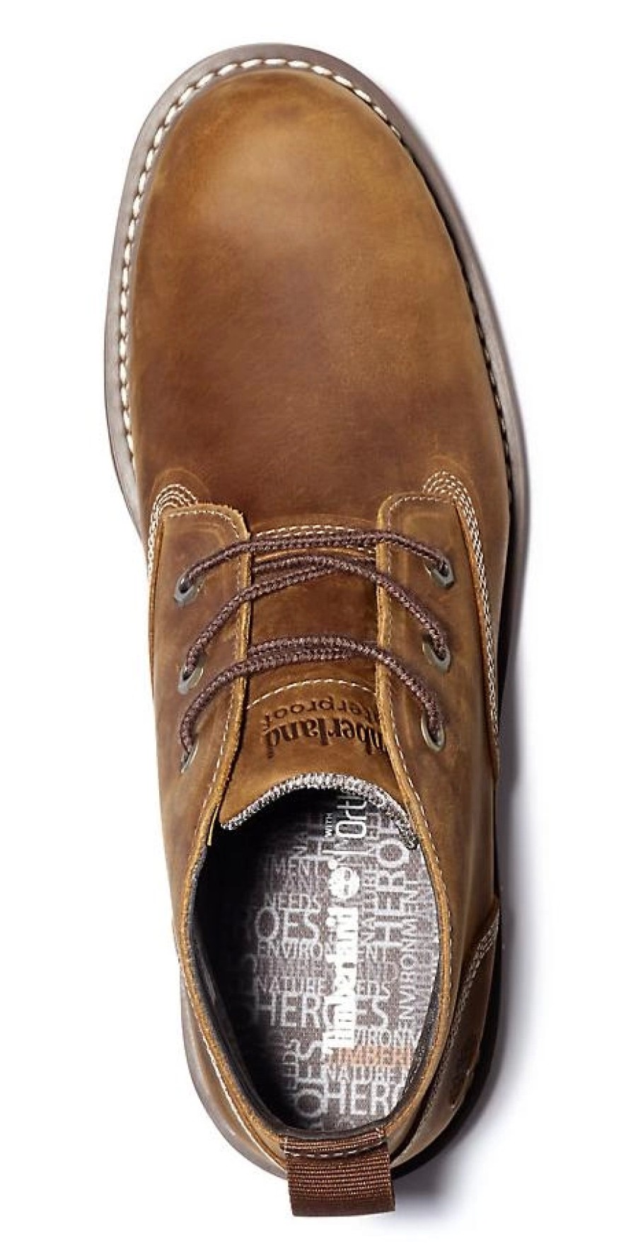 Homme Timberland | Bottines Timberland Men Larchmont Ii Wp Chukka Rust Full Grain