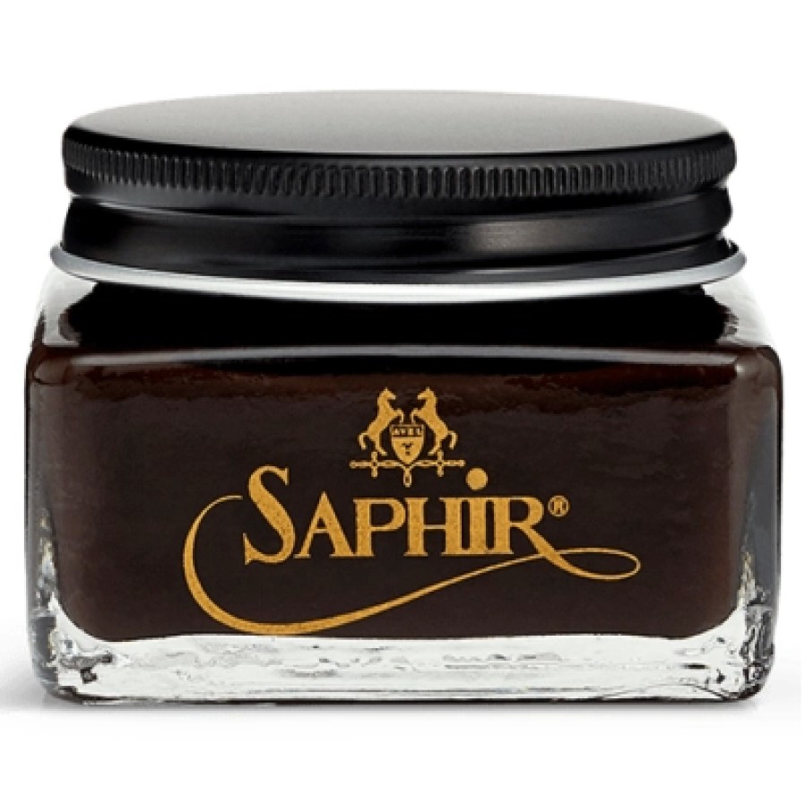 Accessoires Saphir | Creme Cordovan Saphir Medaille D'Or Marron Fonce