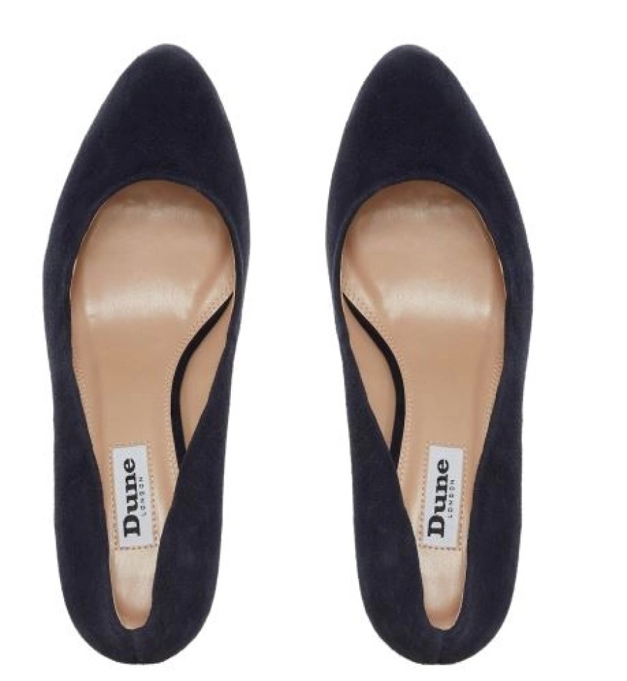 Femme Dune | Escarpins Dune Anthena Navy Suede