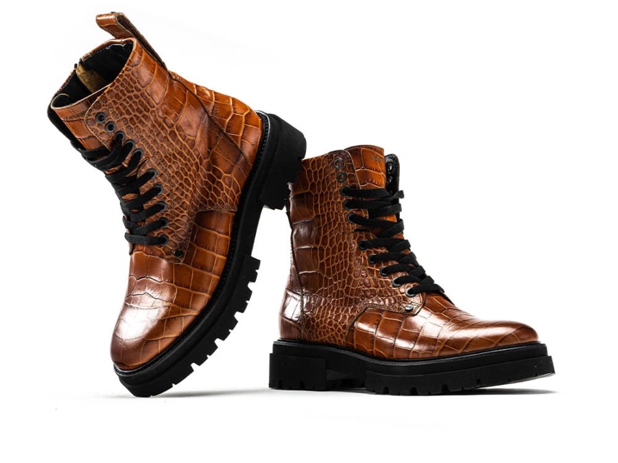 Femme Rehab | Boots Rehab Women Keet Croco Cognac