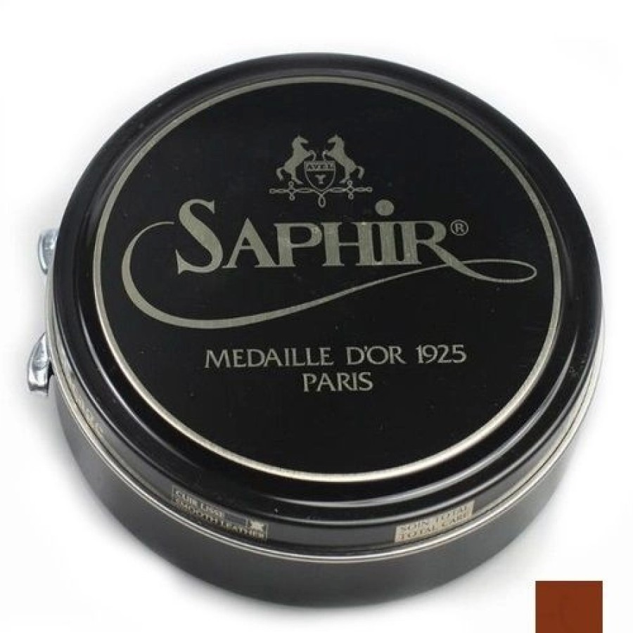 Accessoires Saphir | Pate De Luxe Saphir Medaille D'Or Marron Clair