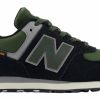 Enfant New Balance | Baskets New Balance Enfants Gc574 Kbg Noir Kombu