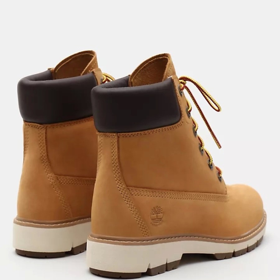 Femme Timberland | Boots Timberland Women Lucia Way 6 Inch Wp Boot Wheat Nubuck