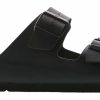 Homme Birkenstock | Sandales Birkenstock Unisexe Arizona Noir Narrow