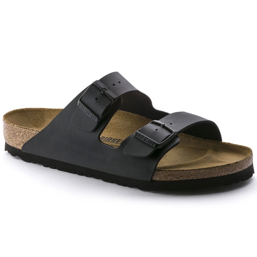 Homme Birkenstock | Sandales Birkenstock Unisexe Arizona Noir Narrow