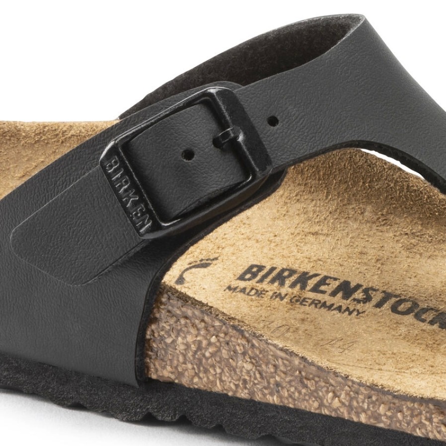 Enfant Birkenstock | Tongs Birkenstock Enfant Gizeh Bf Black Regular