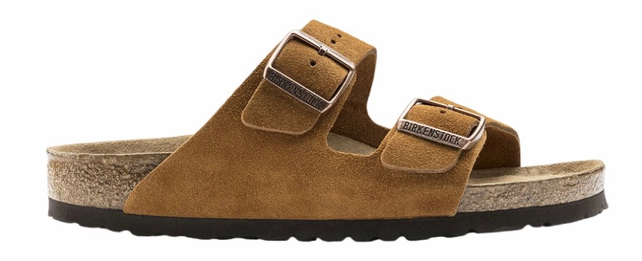 Homme Birkenstock | Sandales Birkenstock Unisexe Arizona Sfb Mink Narrow