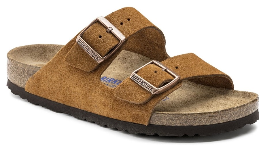 Homme Birkenstock | Sandales Birkenstock Unisexe Arizona Sfb Mink Narrow