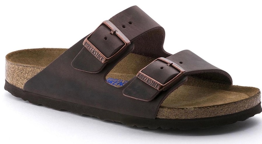 Homme Birkenstock | Sandales Birkenstock Unisexe Arizona Habana Narrow Sfb