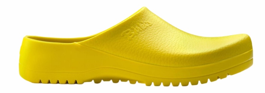 Femme Birkenstock | Sabots Birkenstock Homme Super Birki Pu Yellow Regular