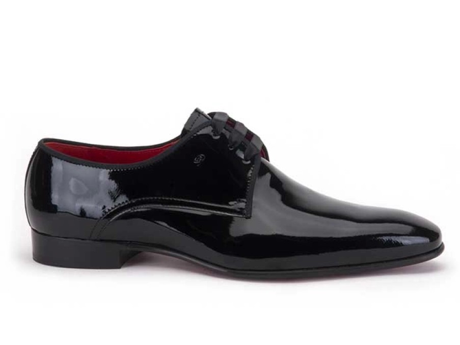 Homme Greve | Chaussure De Ville Greve Roma Nero