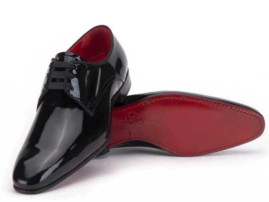 Homme Greve | Chaussure De Ville Greve Roma Nero