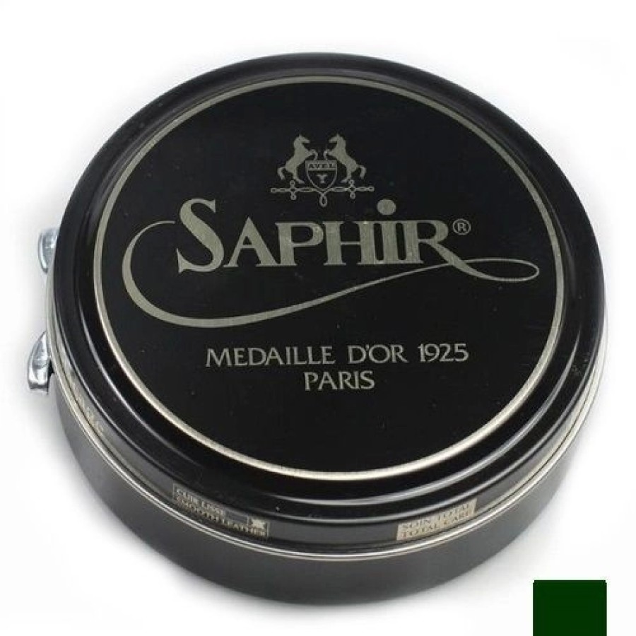 Accessoires Saphir | Pate De Luxe Saphir Medaille D'Or Vert Fonce