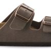 Enfant Birkenstock | Sandales Birkenstock Enfant Arizona Bf Mocca Nubuck