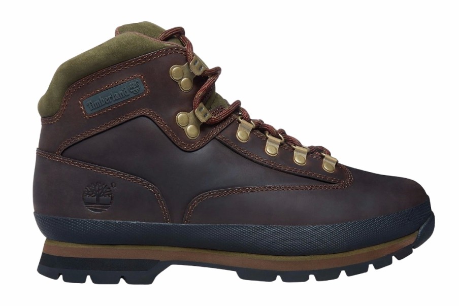 Homme Timberland | Timberland Men'S Euro Hiker Leather Brown