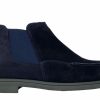 Homme Greve | Chaussures De Ville Tufo 3050 Dark Blue Florence Chelsea