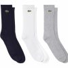 Accessoires Lacoste | Chaussettes Lacoste Unisexe Ra4182 Silver Chine/White-Navy Blue