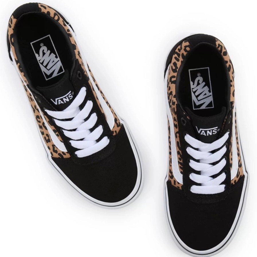 Femme Vans | Baskets Vans Youth Ward Cheetah Black Doe