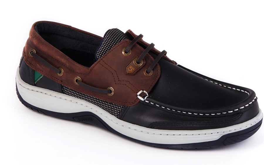 Homme Dubarry | Chaussure A Lacets Dubarry Regatta Navy Brown