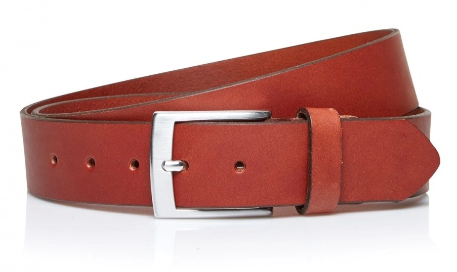 Accessoires Castelijn & Beerens | Ceinture Castelijn & Beerens Niger Cognac