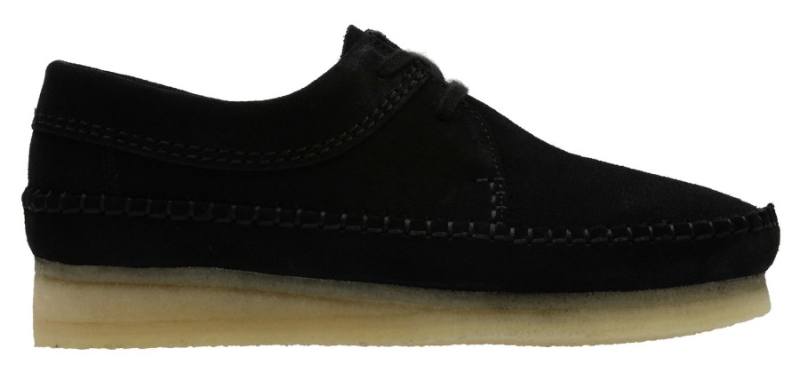 Femme Clarks Originals | Chaussures Clarks Femme Weaver Black Suede