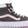 Enfant Vans | Baskets Vans Youth Filmore Hi Vansguard Suede Nylon Grape Leaf White