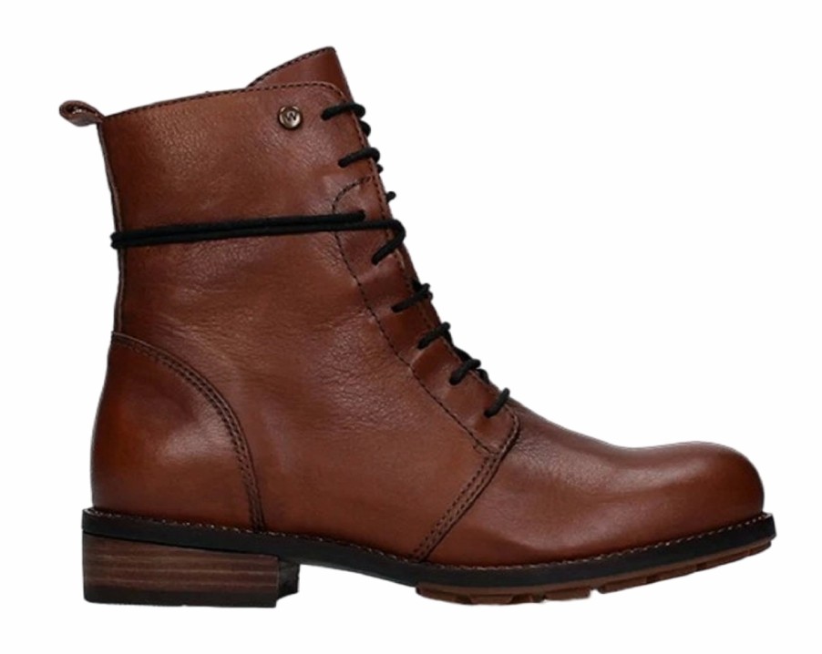 Femme Wolky | Bottines Wolky Femme Murray Cognac