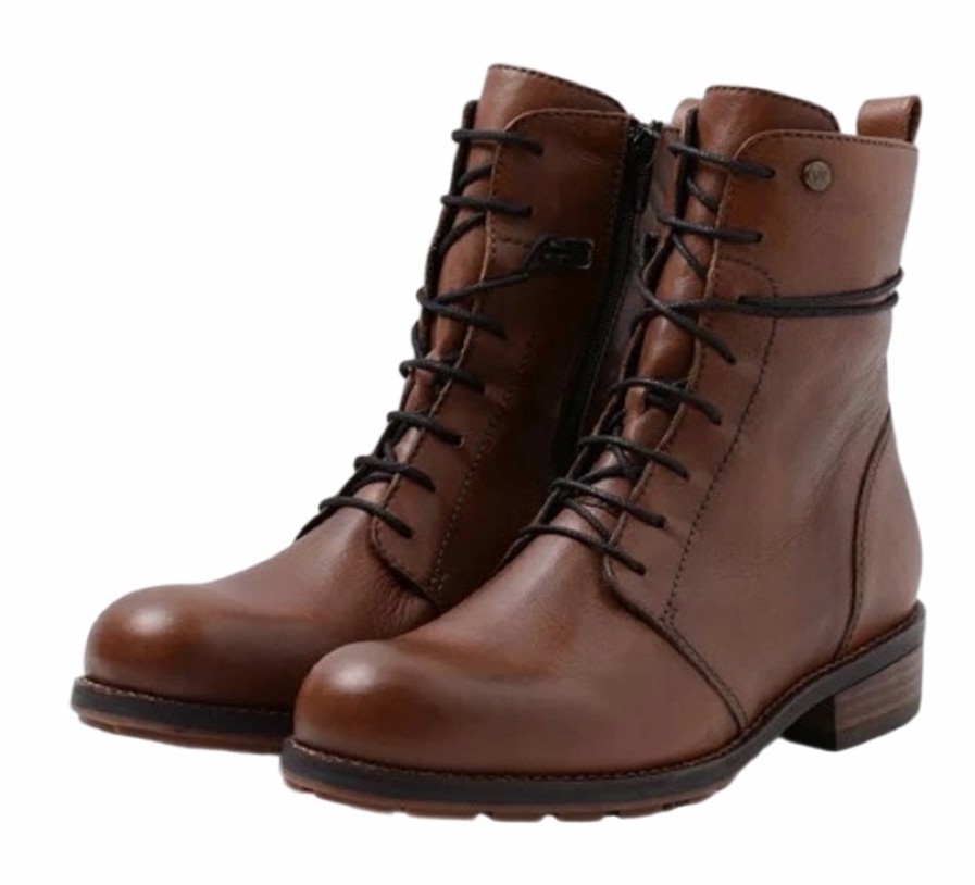 Femme Wolky | Bottines Wolky Femme Murray Cognac