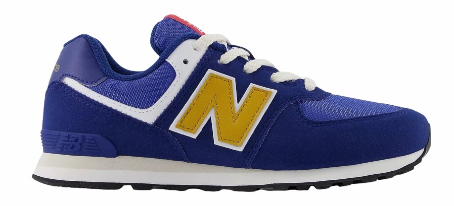 Enfant New Balance | Baskets New Balance Enfant Gc574 Night Sky Gold Fusion