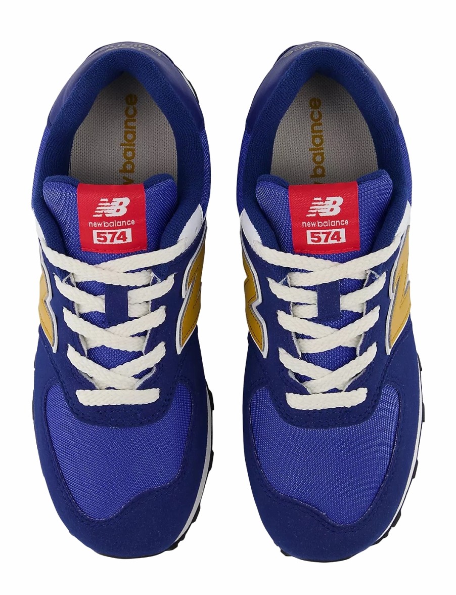 Enfant New Balance | Baskets New Balance Enfant Gc574 Night Sky Gold Fusion