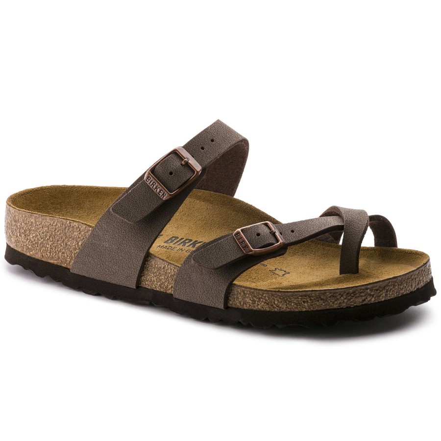 Homme Birkenstock | Sandales Birkenstock Unisexe Mayari Bf Mocca Regular