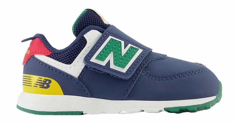 Enfant New Balance | Baskets New Balance Enfant Nw574 Nb Navy Classic Pin