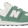 Enfant New Balance | Baskets New Balance Enfant Pv574 Ajk Dark Juniper Sea Salt