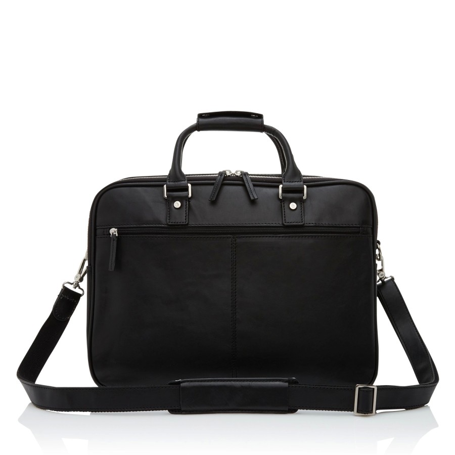 Accessoires Castelijn & Beerens | Sac D'Ordinateur Portable Castelijn & Beerens Verona Rits Noir 15,6